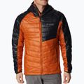Columbia Herren Platinum Peak Hooded Daunenjacke schwarz und orange 2008611