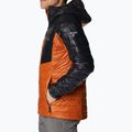 Columbia Herren Platinum Peak Hooded Daunenjacke schwarz und orange 2008611 2