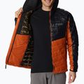Columbia Herren Platinum Peak Hooded Daunenjacke schwarz und orange 2008611 4