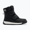 Sorel Whitney II Strap WP Junior Schneestiefel schwarz/Meersalz 7