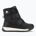 Sorel Whitney II Strap WP Junior Schneestiefel schwarz/Meersalz 2