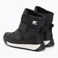 Sorel Whitney II Strap WP Junior Schneestiefel schwarz/Meersalz 3