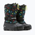 Sorel Flurry Print Boys schwarz/schwarz Kinderschneestiefel