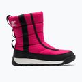 Sorel Outh Whitney II Puffy Mid Kinder Schneestiefel Kaktus rosa/schwarz 8