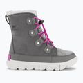 Sorel Sorel Explorer Lace quarry/bright lavender Junior Schneestiefel 2