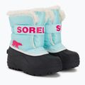 Sorel Snow Commander Junior Schneestiefel ocean surf/cactus rosa 4