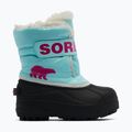 Sorel Snow Commander Junior Schneestiefel ocean surf/cactus rosa 7