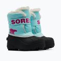 Sorel Snow Commander Kinderschneestiefel ocean surf/cactus rosa 7