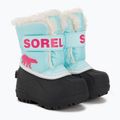 Sorel Snow Commander Kinderschneestiefel ocean surf/cactus rosa 4