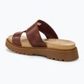 Slides Schlappen  Damen Timberland Clairemont Way dark red full grain 3