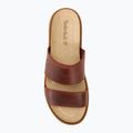 Slides Schlappen  Damen Timberland Clairemont Way dark red full grain 5