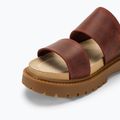 Slides Schlappen  Damen Timberland Clairemont Way dark red full grain 7