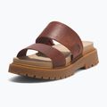 Slides Schlappen  Damen Timberland Clairemont Way dark red full grain 8