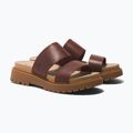 Slides Schlappen  Damen Timberland Clairemont Way dark red full grain 11