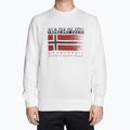 Herren Napapijri B-Kreis C hellweißes Sweatshirt