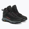 Herren Wanderschuhe Merrell Moab Speed Thermo Spike Mid WP schwarz 4
