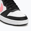 Nike Court Borough Mid 2 schwarz/sunset pulse/weiß Kinderschuhe 7
