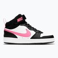 Nike Court Borough Mid 2 schwarz/sunset pulse/weiß Kinderschuhe 8