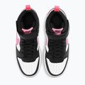 Nike Court Borough Mid 2 schwarz/sunset pulse/weiß Kinderschuhe 10
