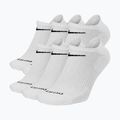 Herrensocken Nike Everyday Plus Cushioned No Show 6 Paar white/black