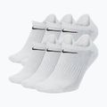 Socken Nike Everyday Cushioned No-Show 6 Paare white/black