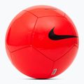 Nike Pitch Team hell karminrot/schwarz Größe 3 Fußball 2