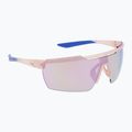 Sonnenbrille Nike Windshield Elite E matte washed coral/ course tint/ milky blue