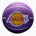 Ball Super Mini Wilson NBA Dribbler Los Angeles Lakers purple 3