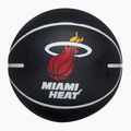 Ball Super Mini Wilson NBA Dribbler Miami Heat black 3