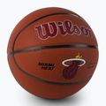 Wilson NBA Team Alliance Miami Heat Basketball braun WTB3100XBMIA 2