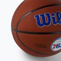 Wilson NBA Team Alliance Philadelphia 76ers Basketball braun WTB3100XBPHI 3