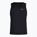 Saucony Herren Stopwatch Singlet Laufshirt schwarz SAM800277-BK