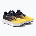 Saucony Ride 15 Herren Laufschuhe navy blau und gelb S20729-65 4