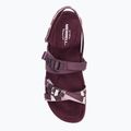 Damen Merrell District 3 Backstrap Web Sandalen burgundy 6