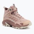 Wanderschuhe Damen Merrell Moab Speed 2 Mid Gtx adobe Rosa