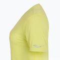 Damen Laufshirt Saucony Stopwatch SS sunny lime heather 3