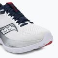 Herren Laufschuhe Saucony Endorphin Trainer white/navy 7