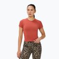Damen Yoga-Shirt Sweaty Betty Athlete Crop Seamless Workout terrazzo red