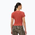 Damen Yoga-Shirt Sweaty Betty Athlete Crop Seamless Workout terrazzo red 3