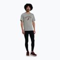 Herren-Laufshirt Saucony Stopwatch light grey heather 2