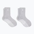 Damensocken Sweaty Betty Pilates Crew Gripper 2 pary light grey marl
