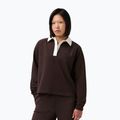 Damenpullover Sweaty Betty Revive Rugby espresso brown