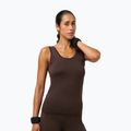 Damen Yoga-Shirt Sweaty Betty Seamless Ruched Tank espresso brown