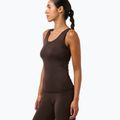 Damen Yoga-Shirt Sweaty Betty Seamless Ruched Tank espresso brown 3