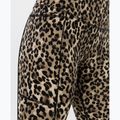 Damen-Trainingsleggings Sweaty Betty Power Piping Workout 7/8 brown ink leopard print 6