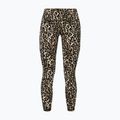 Damen-Trainingsleggings Sweaty Betty Power Piping Workout 7/8 brown ink leopard print 8