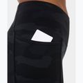 Damen-Trainingsleggings Sweaty Betty Power Piping Workout 7/8 ultra black camo print 8