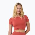 Damen Yoga-Shirt Sweaty Betty All Day Wrap terrazzo red