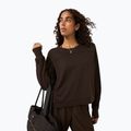 Damenpullover Sweaty Betty After Class Yoke Crop espresso brown
