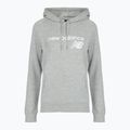 Damen-Hoodie New Balance Core Fleece Hoodie grey 5